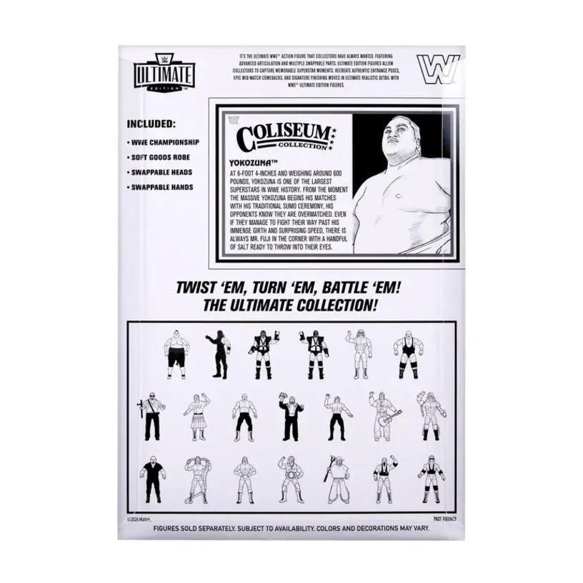 Yokozuna Wwe Mattel Ultimate Edition 2026 Coliseum Collection