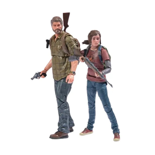 The Last Of Us Shapes Collection Joel And Ellie 6-Inch Action Figure 2-Pack