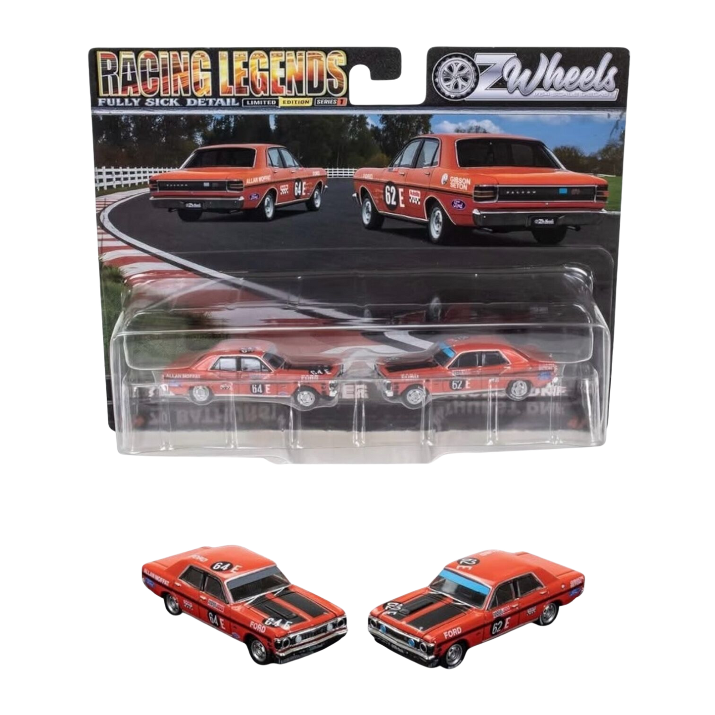 Racing Legends Ford Xw Falcon Series 1 (Fsd) Twin Pack