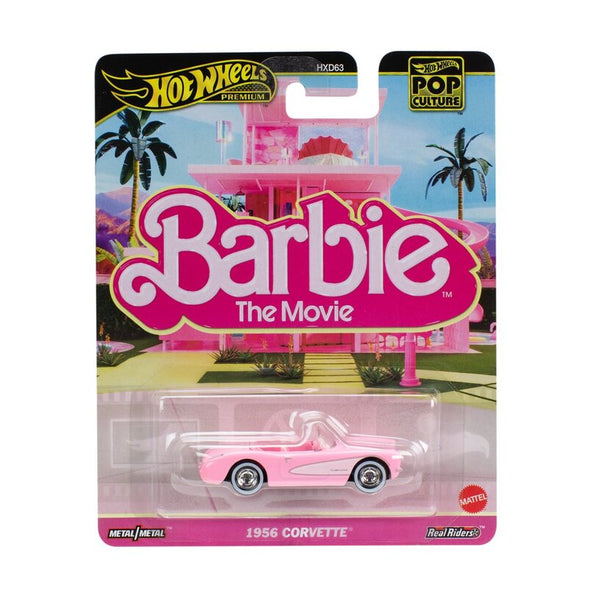 Barbie Movie Corvette : Hot Wheels Premium Pop Culture