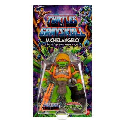 MOTU X TMNT Origins Michelangelo Turtles of Grayskull Wave 3 Figure