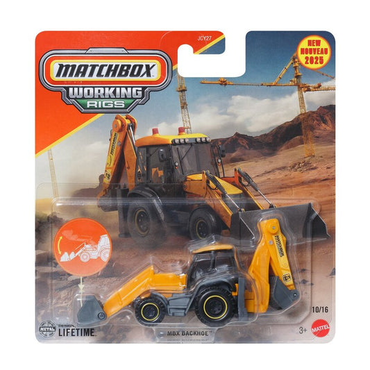 Backhow - Matchbox Real Working Rigs 2025 Wave 4