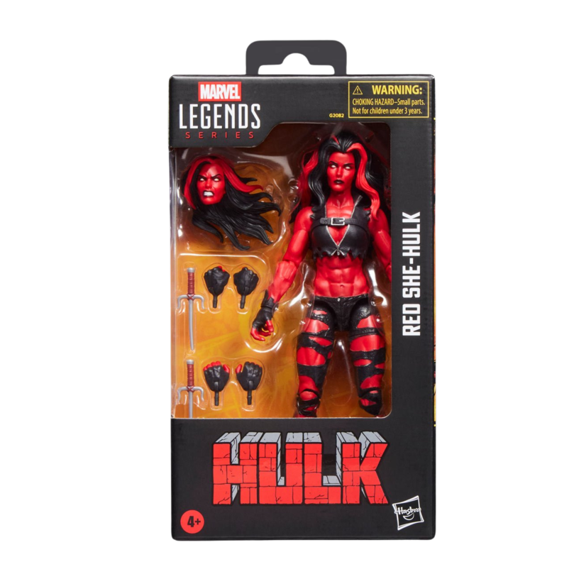 Marvel Legends Series Red She-Hulk 6-Inch Action Figure