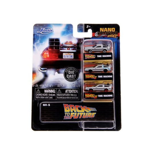 Back To The Future Nano Hollywood Rides Vehicle 3-Pack