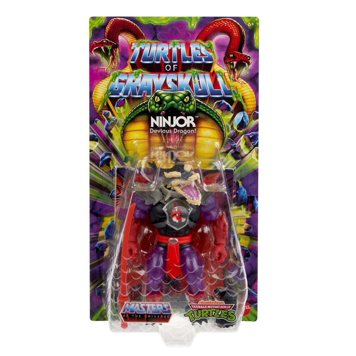 Ninjor - Motu X Tmnt Origins Turtles Of Grayskull Wave 6