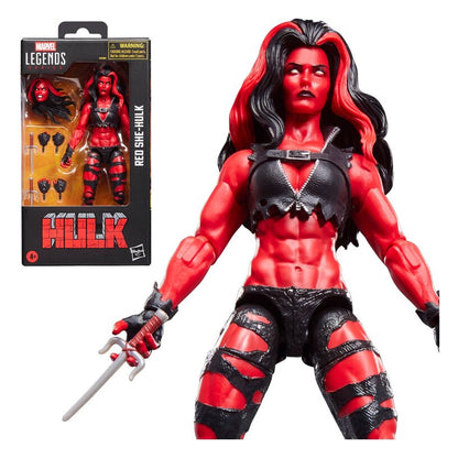 Marvel Legends Series Red She-Hulk 6-Inch Action Figure