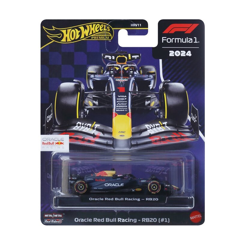 Hot Wheels Premium Formula 1 Race Team Oracle Red Bull Racing 1:64 Scale #1