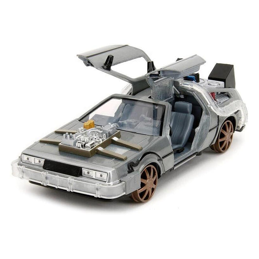 Back To The Future Part Iii Delorean Time Machine (Rail Ver.) 1/24 Scale