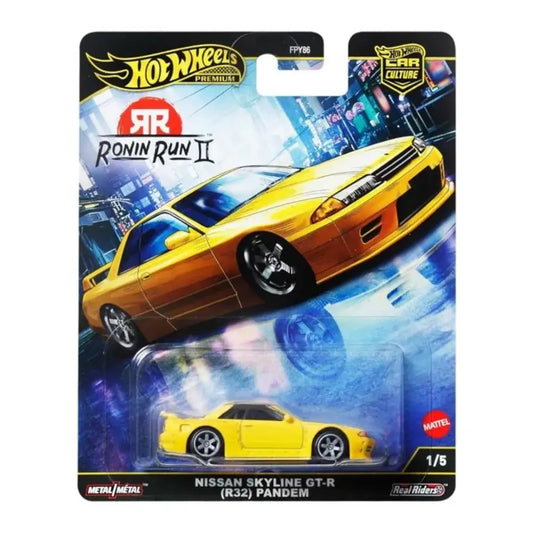 Hot Wheels Premium Car Culture Ronin Run Ii Nissan Skyline Gt-R R32 Pandem