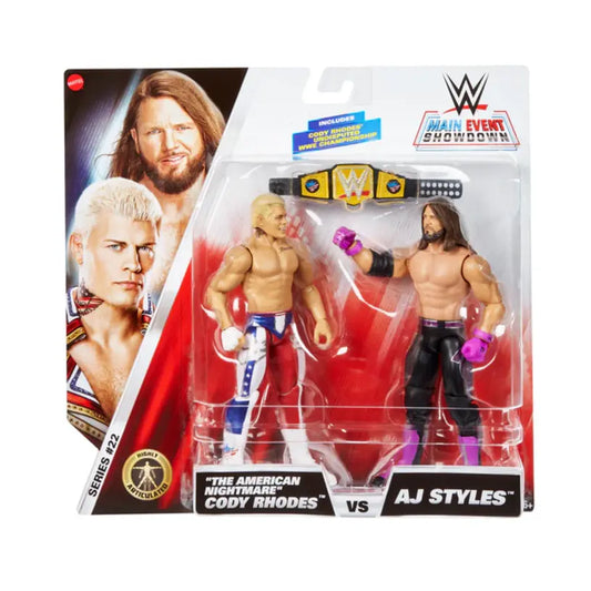 Cody Rhodes Vs Aj Styles - Wwe Basic Championship Showdown Series 22
