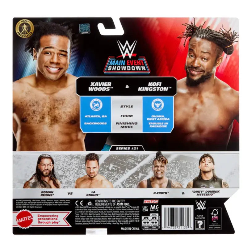Kofi Kingston & Xavier Woods - Wwe Basic Championship Showdown Series 21