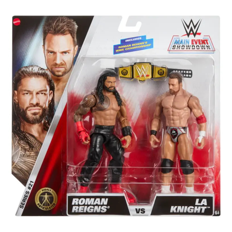 Roman Reigns Vs La Knight - Wwe Basic Championship Showdown Series 21