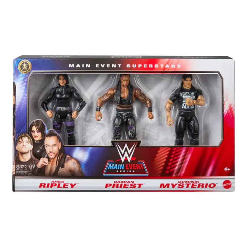 Wwe Basic Superstars 3-Pack: Rhea Ripley, Damian Priest & Dominik Mysterio