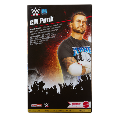 Cm Punk Pipe Bomb - Wwe Elite Vault Exclisive