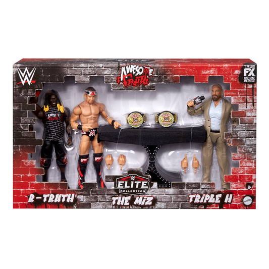 Awesome Truth 3-Pack: R-Truth, The Mix & Triple H - Wwe Elite
