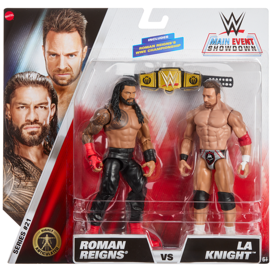 Roman Reigns Vs La Knight - Wwe Basic Championship Showdown Series 21