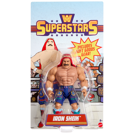 Iron Sheik - Wwe Superstars Series 14 Imperfect Pkg
