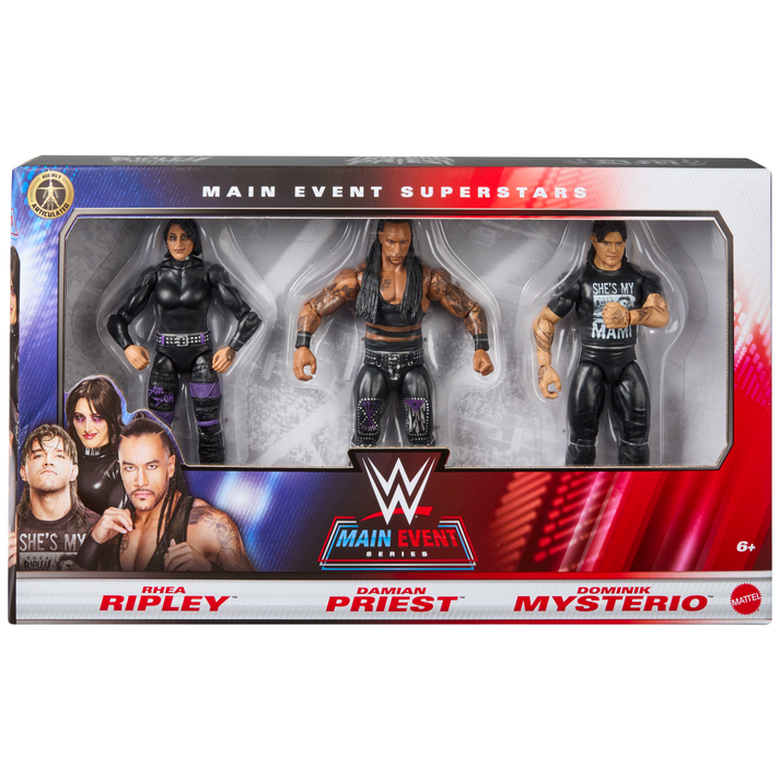 Wwe Basic Superstars 3-Pack: Rhea Ripley, Damian Priest & Dominik Mysterio