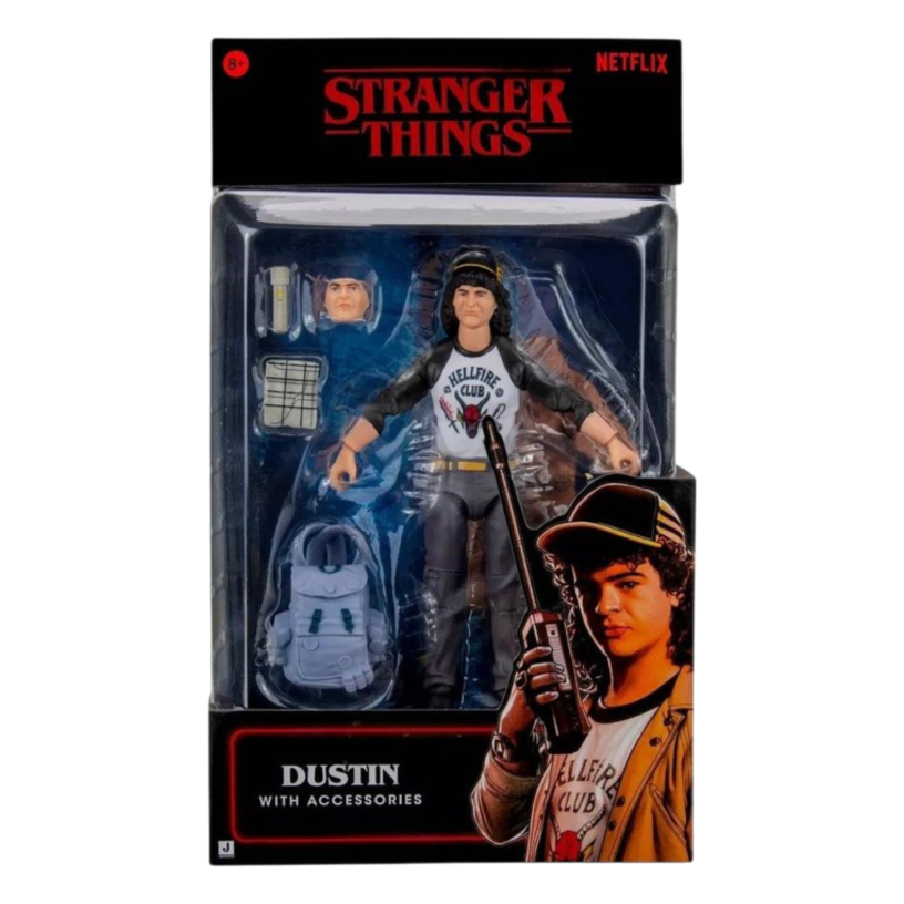 Stranger Things - Dustin Upside Down Collection 6" Scale Action Figure