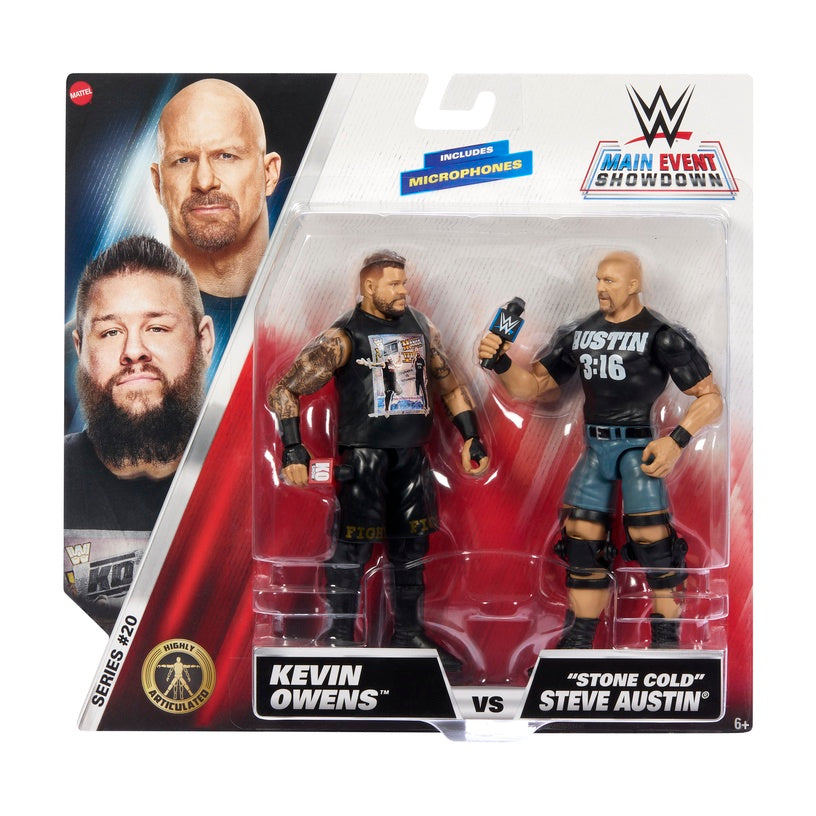 Kevin Owens & Stone Cold Wwe Basic Championship Showdown Series 20