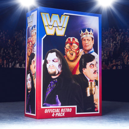 Wwe Retro Action Figure 4 Pack Undertaker Paul Jerry Vader