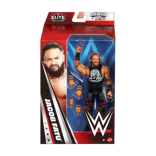 Jacob Fatu - WWE Elite Collection Greatest Hits Series 9 Figure - Exact release packaging front on white