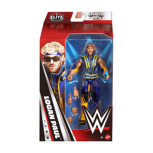 Logan Paul - WWE Elite Collection Greatest Hits Series 9 Figure - Exact release packaging front on white