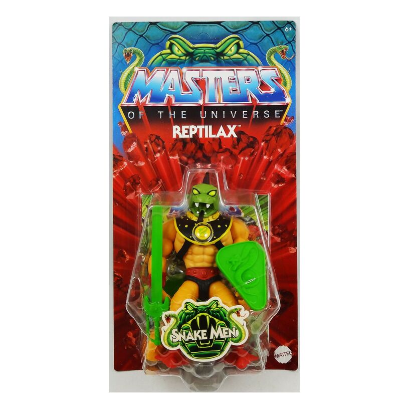 MOTU Masters of the Universe Reptilax - Fan Channel Exclusive Imperfect Card