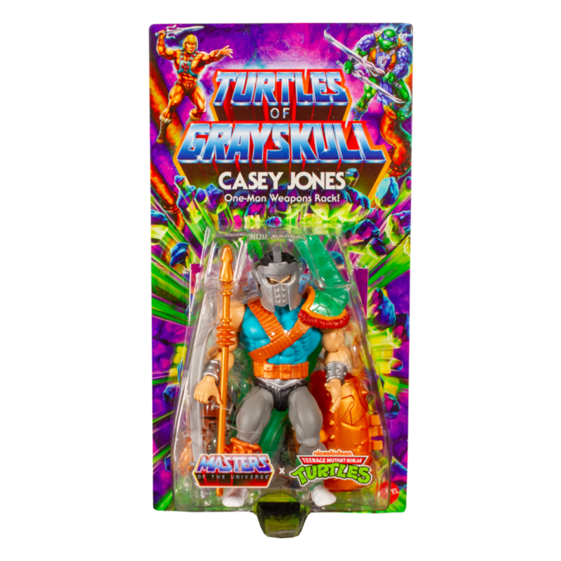 MOTU X TMNT Origins Casey Jones Turtles of Grayskull Wave 3 Figure