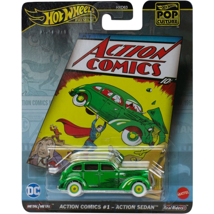 Hot Wheels Action Comics Action Sedan Pop Culture Vehicle