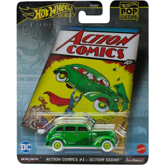 Hot Wheels Action Comics Action Sedan Pop Culture Vehicle