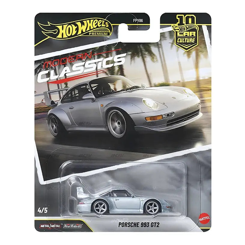 Porsche 993 Gt2 Fpy86-961S Hot Wheels Car Culture 4/5