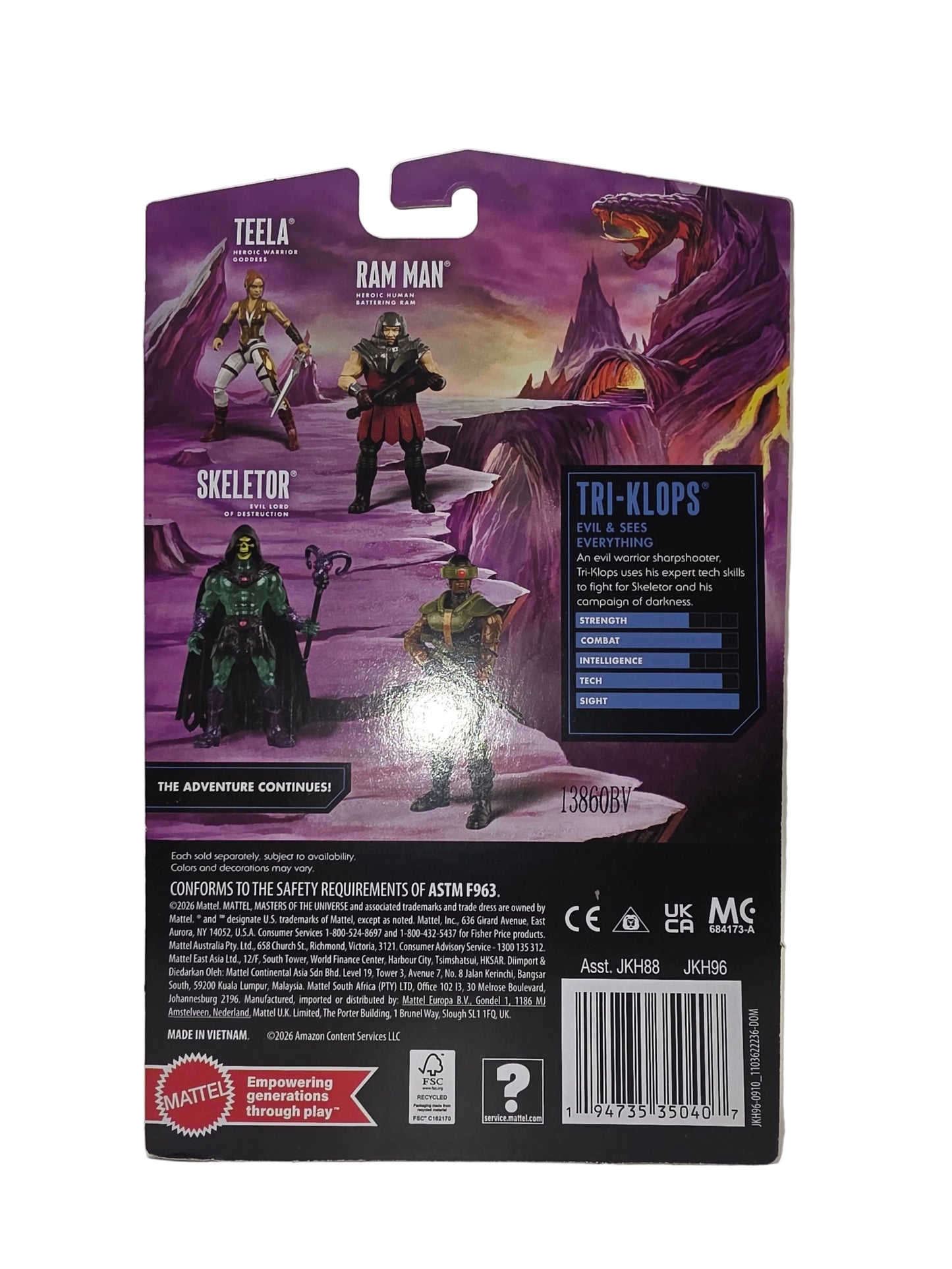 Motu Tri-Klops Core Figure Wave 4