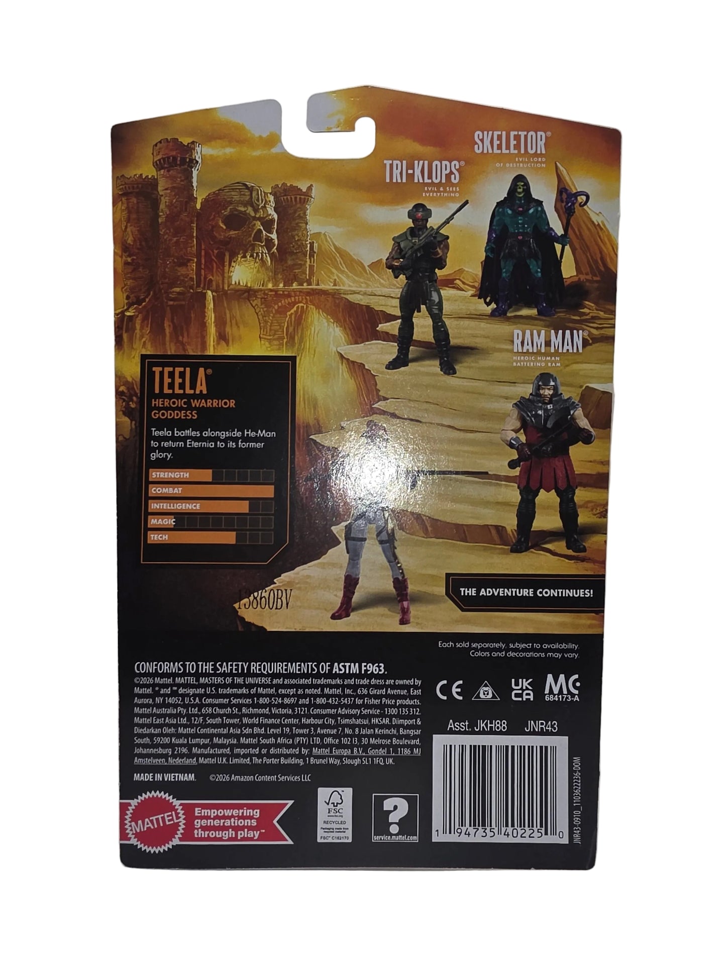 Teela Motu Core Figure Wave 4