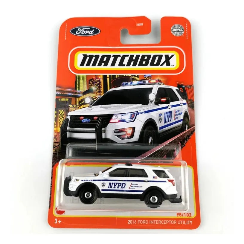 Matchbox 2016 Ford Interceptor Utility Police Car 95/102