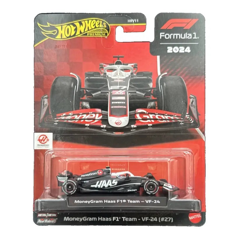 Hot Wheels Premium Formula 1 Moneygram Haas F1 Team Vf-24 - 1:64 #27