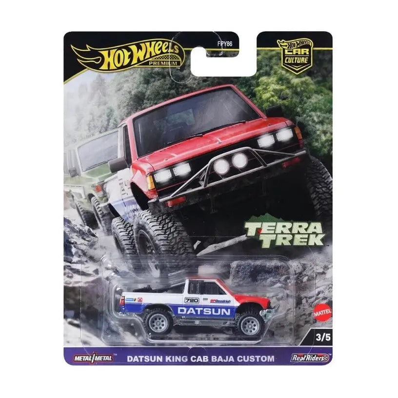 Datsun King Cab Baja Custom Hot Wheels Car Culture Premuim 3/5