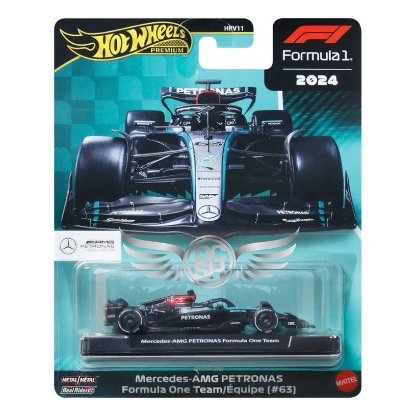 Hot Wheels Premium Mercedes-Amg Petronas Formula 1 Team #63 George Russell