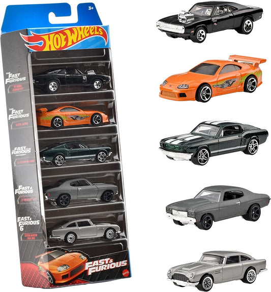 Hot Wheels - Fast And Furious 5 Pack Cars