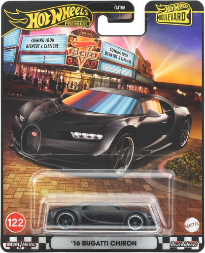 16 Bugatti Chiron 122 Hot Wheels Boulevard Gjt68-958B