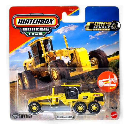 Road Grader - Matchbox Real Working Rigs Jcy27-979C