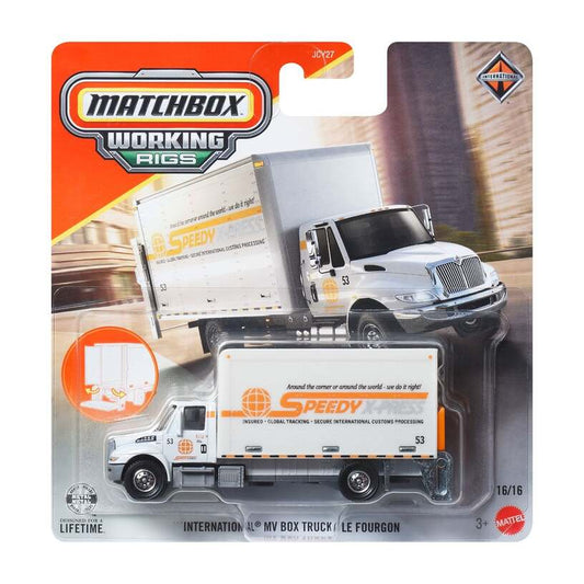 International Mv Box Truck Le Fourgon - Matchbox Real Working Rigs Jcy27-979G