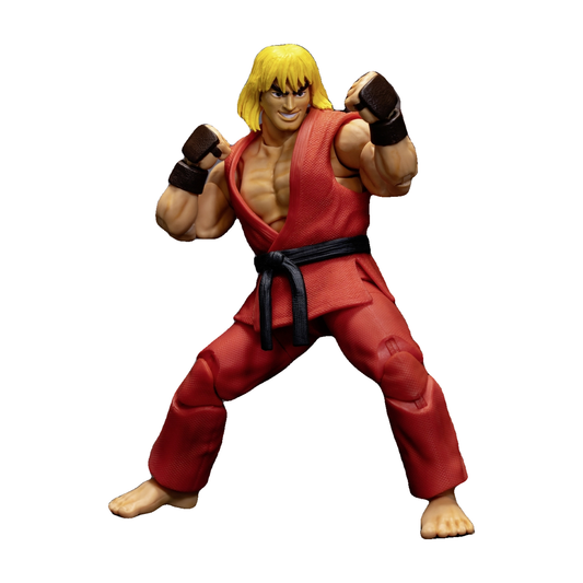 Ken - Ultra Street Fighter II 1:12 Figure - Jada Toys - Complete unboxed product on white