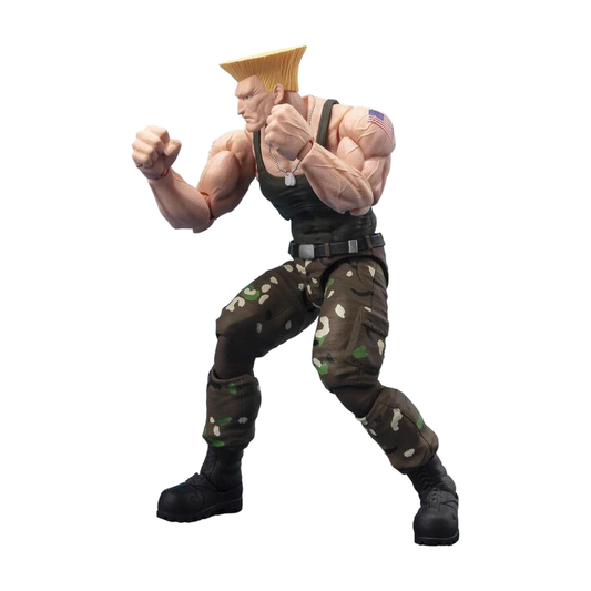 Guile Outfit 2 - Street Fighter S.H.Figuarts Figure - Bandai - Complete unboxed product on white