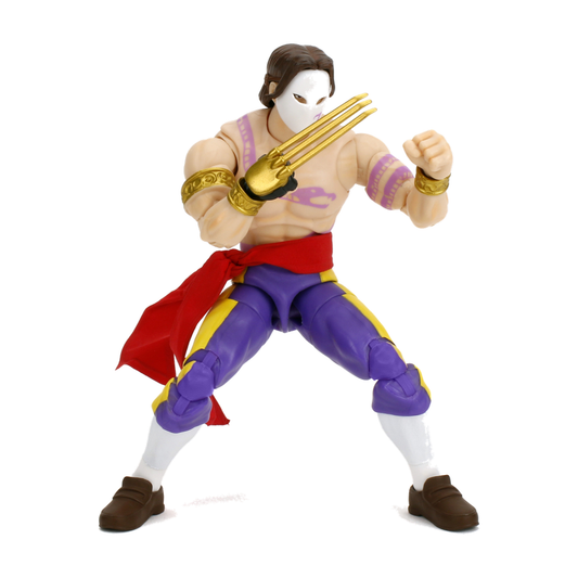 Vega - Ultra Street Fighter II 1:12 Figure - Jada Toys - Complete unboxed product on white