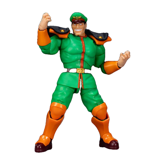 M. Bison Player 2 Deluxe - Ultra Street Fighter II 1:12 Figure - Jada Toys - Complete unboxed product on white