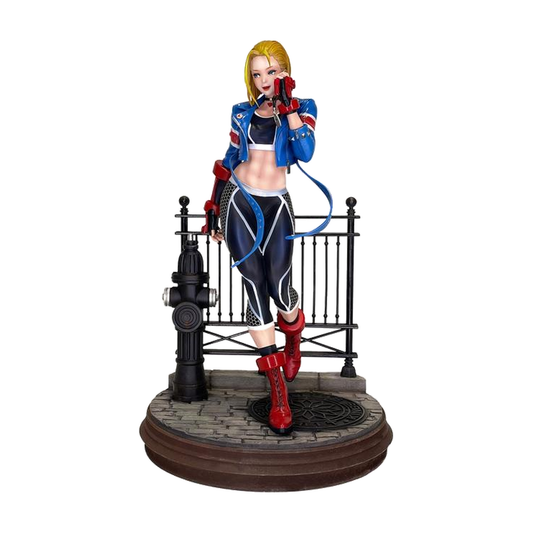 Cammy - Street Fighter 6 Figure Builder Creator's Model - Capcom - Complete unboxed product on white