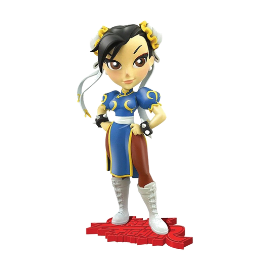 Chun-Li - Street Fighter Knock-Outs 7-Inch Vinyl Statue - Cryptozoic - Complete unboxed product on white