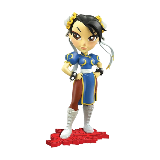 Chun-Li - Street Fighter Knock-Outs 7-Inch Vinyl Statue - Cryptozoic - Complete unboxed product on white