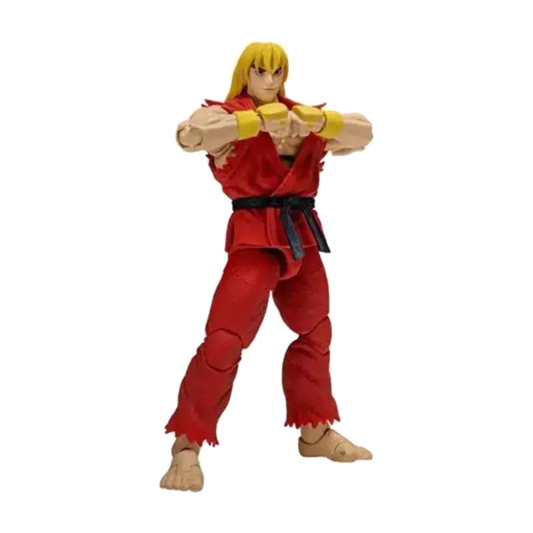 Ken - Street Fighter Alpha 3 Storm Arena 1:12 Action Figure - Complete unboxed product on white